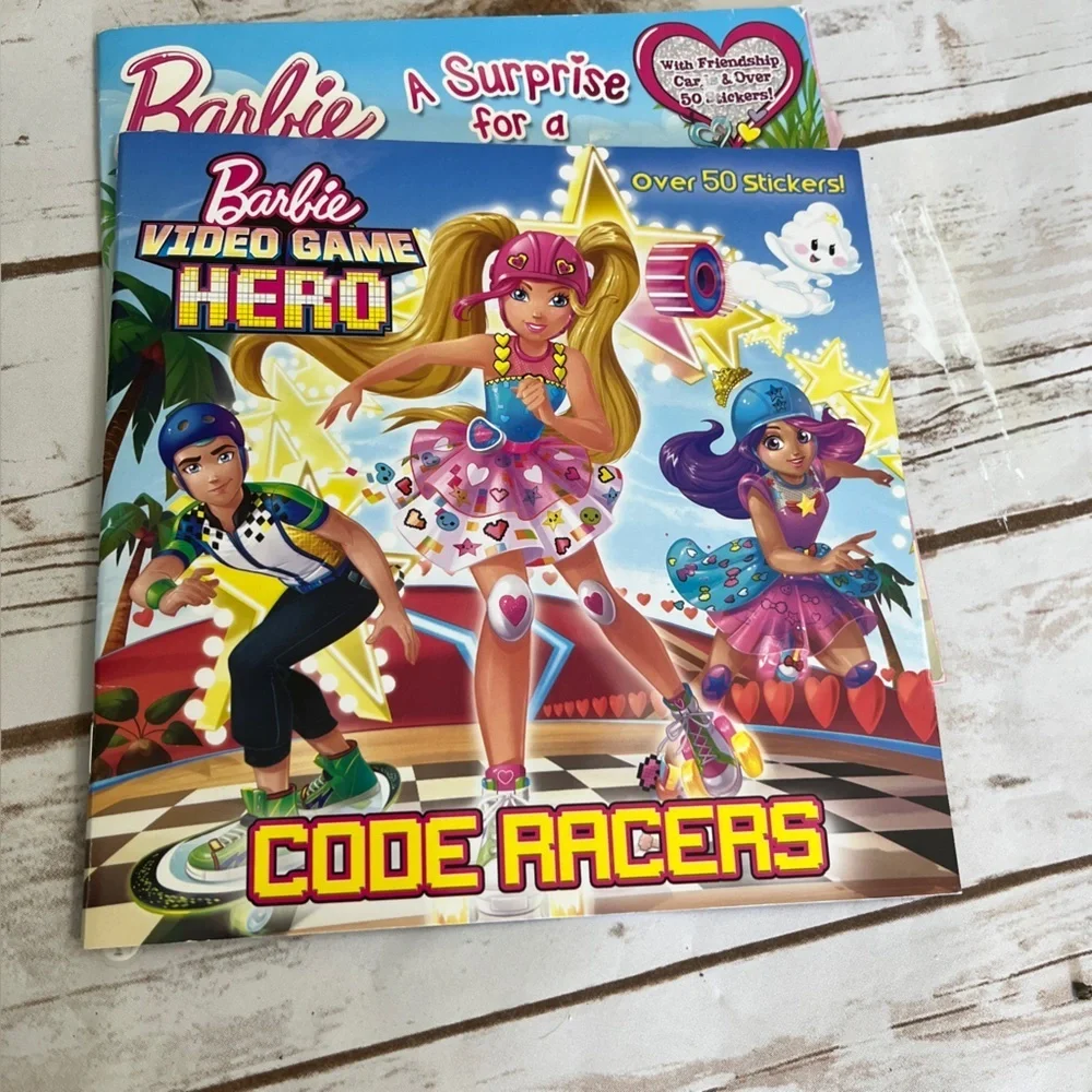 Barbie set colorful